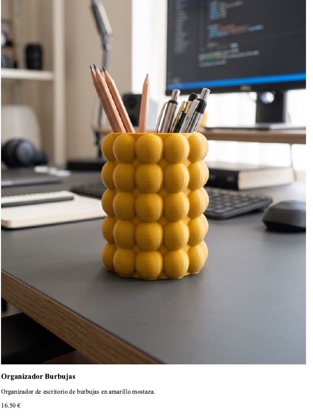 Organizador Burbujas