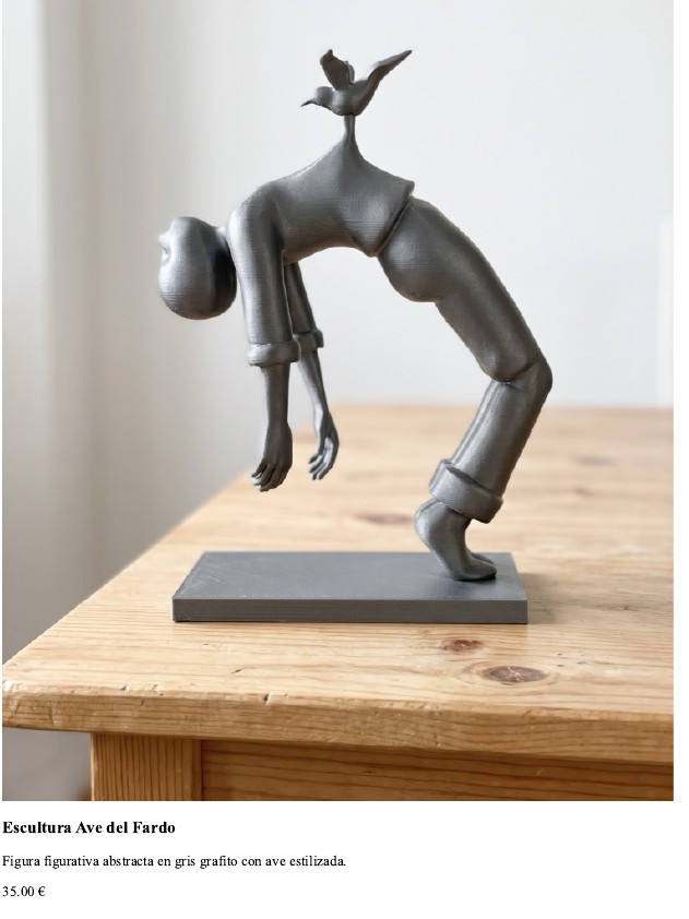 Escultura Ave del Fardo